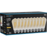Mexen Vintis 10x LED нажежаема жичка крушка E27, ST64, 6W, Топло - 2200K, 600 lm, кехлибарен