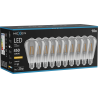 Mexen Vintis 10x LED нажежаема крушка E27, ST64, 6W, Топла - 2200K, 450 lm, опушена