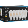 Mexen Vintis 6x LED енергоспестяваща крушка, E27, ST64, 6W, Топла - 2700K, 720 lm, прозрачна