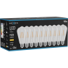 Mexen Vintis 10x LED филамент крушка E27, ST64, 6W, Топла - 2700K, 720 lm, прозрачен