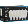 Mexen Vintis 6x LED филамент крушка E27, ST64, 6W, Неутрална - 4000K, 720 lm, прозрачна