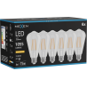 Mexen Vintis 6x LED лампа с нажежаема жичка E27, ST64, 8W, Топло - 2200K, 1055 lm, прозрачно