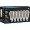 Mexen Vintis 6x LED нажежаема лампа E27, ST64, 8W, Топла - 2200K, 600 lm, опушена