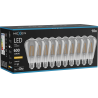 Mexen Vintis 10x LED филамент крушка E27, ST64, 8W, Топла - 2200K, 600 lm, опушена