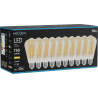 Mexen Vintis 10x LED нажежаема жичка E27, ST64, 8W, Топла - 2700K, 750 lm, кехлибар
