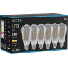 Mexen Vintis 6x LED филaментна крушка E27, ST64, 8W, Топло - 2700K, 680 lm, пушена