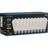 Mexen Vintis 10x LED Едисонова крушка E27, ST64, 10W, Топла светлина - 2200K, 1320 lm,