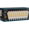 Mexen Vintis 10x LED филаментна крушка E27, ST64, 10W, Топла - 2200K, 910 lm, кехлибар