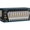 Mexen Vintis 10x LED филтър крушка E27, ST64, 10W, Топла - 2200K, 780 lm, пушек - L152-E27-1022-70x10
