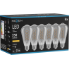 Mexen Vintis 6x LED лампа спирална нишка E27, ST64, 6W, Топла - 2200K, 350 lm, пушек