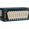 Mexen Vintis 10x LED спираловидна нажежаема крушка E27, ST64, 6W, Топла - 2700K, 530 lm,