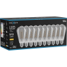 Mexen Vintis 10x крушка с нажежаема жичка спирала LED E27, ST64, 6W, Топла - 2700K, 510 lm,