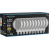 Mexen Vintis 10x LED нажежаема крушка E27, G125, 8W, Топла - 2700K, 680 lm, опушен