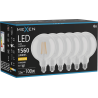 Mexen Vintis 6x Крушка с нажежаема жичка LED E27, G125, 12W, Топла - 2700K, 1560 lm,