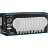 Mexen Vintis 10x LED филаментна крушка E27, G125, 12W, Неутрална - 4000K, 1560 lm, ясна