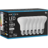 Mexen Nova 6x LED крушка E27, R63, 10W, Неутрална - 4000K, 1055 lm - L104-E27-1040-01x06