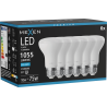 Mexen Nova 6x LED крушка E27, R63, 10W, Студена - 6500K, 1055 lm - L104-E27-1065-01x06