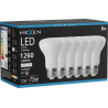 Mexen Nova 6x LED крушка E27, R63, 12W, Неутрална - 4000K, 1260 lm - L104-E27-1240-01x06