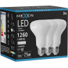 Mexen Nova 3x LED крушка E27, R80, 12W, неутрална - 4000K, 1260 lm - L105-E27-1240-01x03