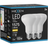 Mexen Nova 3x LED крушка E27, R80, 15W, Топла - 3000K, 1575 lm - L105-E27-1530-01x03