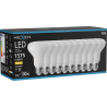 Mexen Nova 10x LED крушка E27, R80, 15W, Топла - 3000K, 1575 lm - L105-E27-1530-01x10