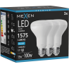 Mexen Nova 3x LED крушка E27, R80, 15W, Студено - 6500K, 1575 lm - L105-E27-1565-01x03