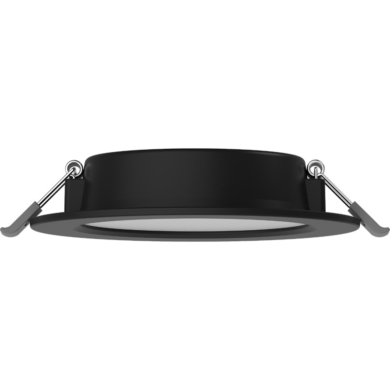 Mexen LDRR вграден LED downlight таванен панел, фи 12 см, 6W, Студено - 6500K, 450 lm, черен