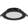 Mexen LDRR вграден LED downlight таванен панел, фи 12 см, 6W, Студено - 6500K, 450 lm, черен