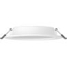 Mexen LDRR таванен панел downlight LED за вграждане, диаметър 14 см, 9W, Студена -