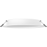 Mexen LDRR вграден LED тавански панел downlight, диаметър 17 см, 12W, Неутрална - 4000K,