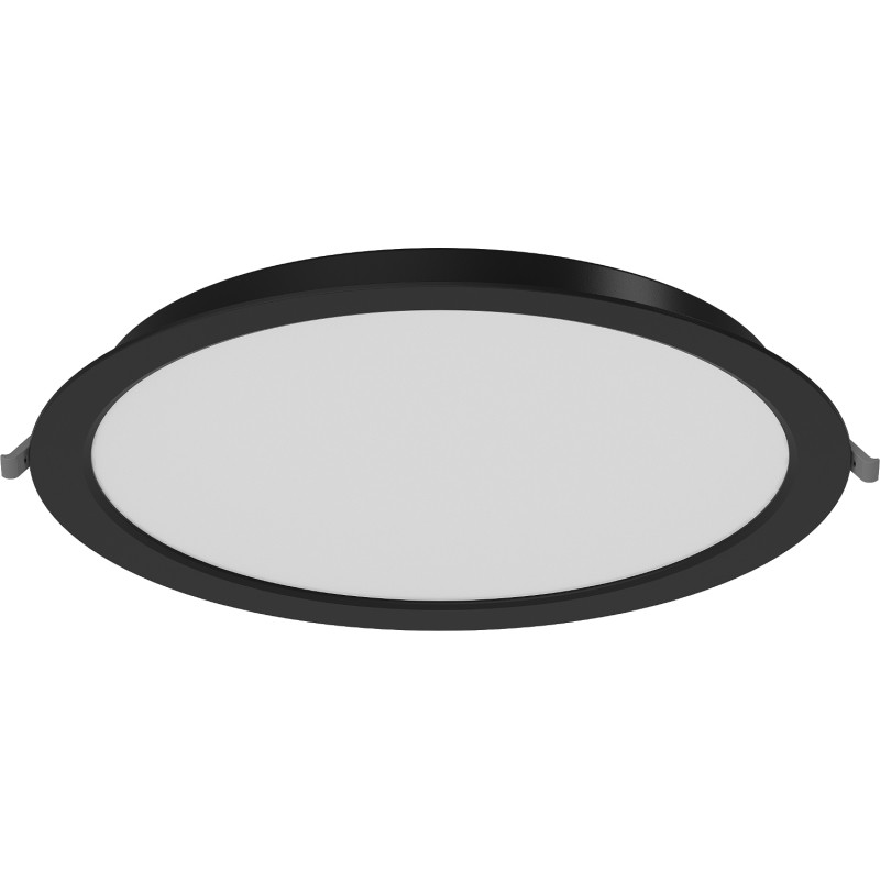 Mexen LDRR вдлъбнат таванен панел Downlight LED, 30 см, 24W, студена - 6500K, 1920 lm, черен