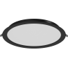 Mexen LDRR вдлъбнат таванен панел Downlight LED, 30 см, 24W, студена - 6500K, 1920 lm, черен