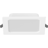Mexen LDRR вграден LED таванен панел downlight 14 x 14 см, 9W, Студено - 6500K, 990 lm, бял