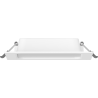 Mexen LDRR вграден LED таванен панел downlight 14 x 14 см, 9W, Студено - 6500K, 990 lm, бял