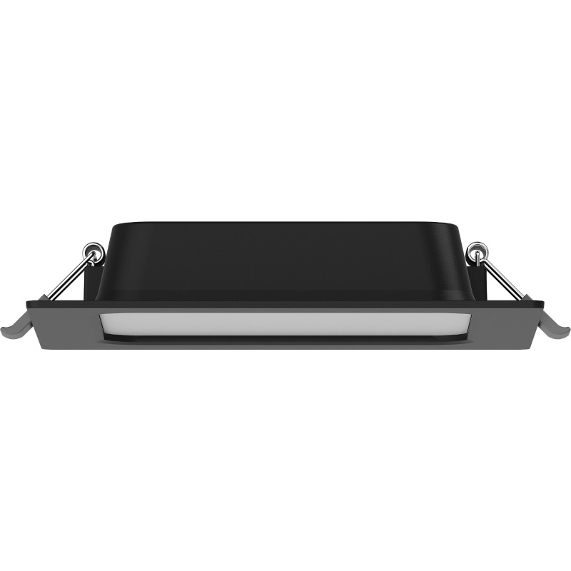 Mexen LDRR вграден LED таванен панел downlight 14 x 14 см, 9W, студена - 6500K, 720 lm, черен