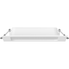 Mexen LDRR Вграден LED таванен панел downlight 17 x 17 см, 12W, Неутрална - 4000K, 1320 lm, бял
