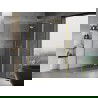 Mexen Mist-F прав сгъваем душ кабина 75 x 120 см, прозрачно, четкано злато - 8A6T-075-120-55-00-P