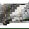 Mexen Mist-F Duo сгъваема душ кабина дясна 70 x 100 см, прозрачна, златна четка - 8A6-070L-100P-55-00