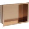 Mexen X-Wall-R вътрешен рафт с борд 30 x 20 см, четкана мед - 19C0302010