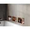 Mexen X-Wall-R вътрешен рафт с борд 30 x 20 см, четкана мед - 19C0302010