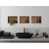 Mexen X-Wall-R вътрешен рафт с борд 30 x 20 см, четкана мед - 19C0302010