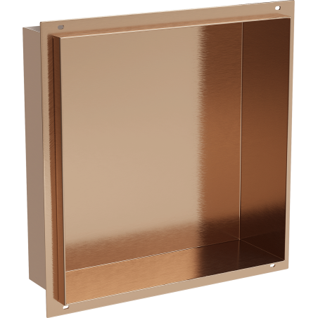 Mexen X-Wall-NR нишева рафт без фланец 30 x 30 см, мед с четка - 19C1303010