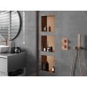 Mexen X-Wall-NR нишева рафт без фланец 30 x 30 см, мед с четка - 19C1303010