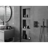 Mexen X-Wall-NR нишева поставка без кант 30 x 30 см, полиран в gun gray - 19E1303010
