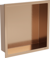 Mexen X-Wall-R ниша с рафт с яка 30 x 30 см, четкана мед - 19C0303010