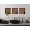 Mexen X-Wall-R ниша с рафт с яка 30 x 30 см, четкана мед - 19C0303010