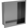 Mexen X-Wall-R нишева полица с яка 30 x 30 см, четкано оръжееносиво - 19E0303010