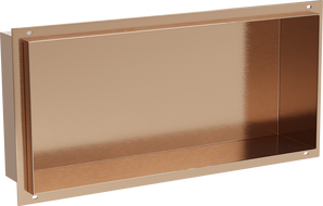Mexen X-Wall-NR нишева полица без фланец 45 x 20 см, четкана мед - 19C1452010