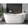 Mexen X-Wall-R рафт ниша с фланец 45 x 20 см, четкана мед - 19C0452010