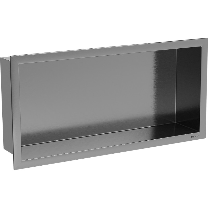 Mexen X-Wall-R рафт за ниша с ширина 45 x 20 см, четка стомана в цвят на пистолет